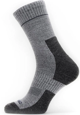 Sok Sealskinz Unisex Solo QuickDry Ankle Length Grey Navy Blue