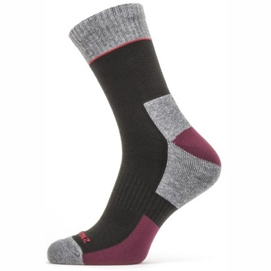 Sok Sealskinz Unisex Solo QuickDry Ankle Length Grey Black Red