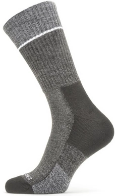 Sok Sealskinz Unisex Solo QuickDry Mid Length Black Grey