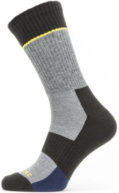 Sok Sealskinz Unisex Solo QuickDry Mid Length Grey Black Yellow