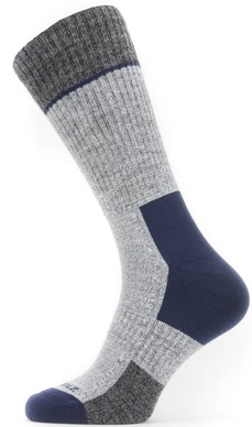 Sok Sealskinz Unisex Solo QuickDry Mid Length Grey Navy Blue