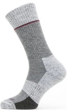 Sok Sealskinz Unisex Solo QuickDry Mid Length Grey White Red