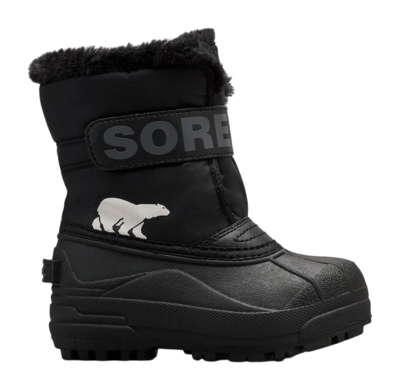 Snowboot Sorel Children Snow Commander Boot Black Charcoal