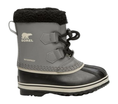 Snowboot Sorel Children Yoot Pac TP Boot WP Quarry Black Aero-Trac