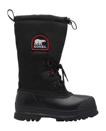 Snowboot Sorel Men Glacier XT Black / Red Quartz Omni-Heat Reflective