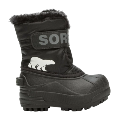 Snowboot Sorel Toddler Toddler Snow Commander Black Charcoal 200 g isolatie