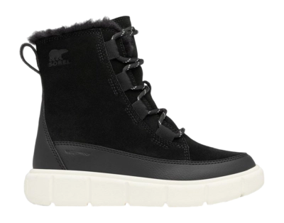 Snowboot Sorel Youth Explorer III Lace WP Black Sea Salt DUOTREAD