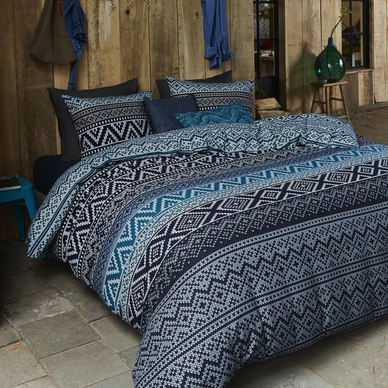 Beddinghouse Southampton Aqua Blauw Dekbedovertrek Flanel