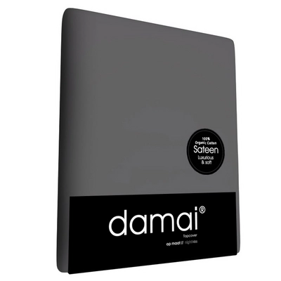 Split Topper Hoeslaken Damai Organic Grey (Satijn)