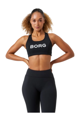 Sport BH Björn Borg Women Borg Mid Support Black Beauty