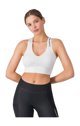 Sport BH Castelli Women Comfort Travel White