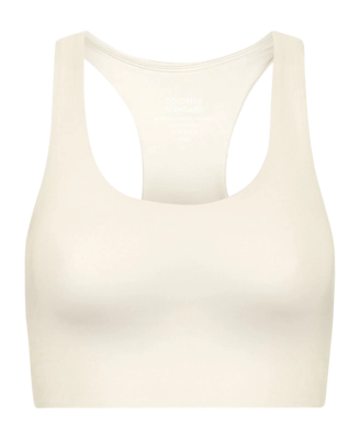 Sport BH Colorful Standard Women Active Cropped Bra Ivory White