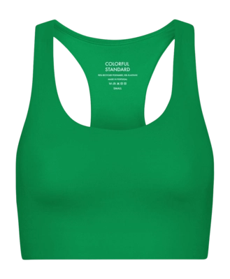 Brassière Colorful Standard Femmes Active Cropped Bra Kelly Green