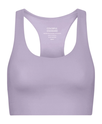 Brassière Colorful Standard Femmes Active Cropped Bra Pearly Purple