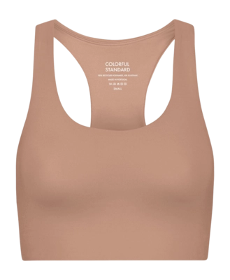 Brassière Colorful Standard Femmes Active Cropped Bra Rosewood Mist