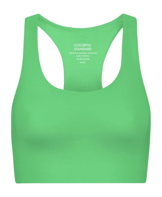 Brassière Colorful Standard Femmes Active Cropped Bra Spring Green