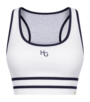 Sport BH House of Gravity Women Gravity Bra White Rib X Blue