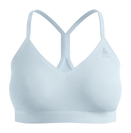 Sport BH Odlo Women Merino Soft Baby Blue Racerback
