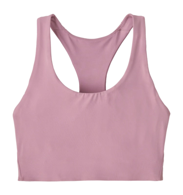 Sport BH Patagonia Women Maipo Mid Impact Bra Light Violet Aansluitend