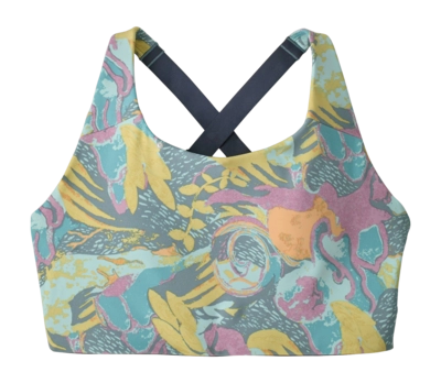 Sport BH Patagonia Women Shadowlite High Impact Adjustable Bra Moon Tripper: Blue Sage Nauwsluitend