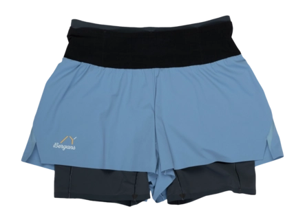 Sportbroek Bergans Women Y LightLine Fast 5 Inch Elemental Blue/Dark Shadow Grey Regular Fit