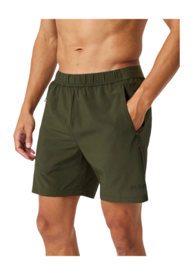 Sportbroek Björn Borg Men Borg Zip Shorts Forest Night
