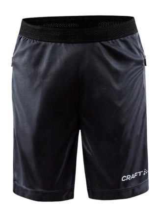 Sportbroek Craft Kids Evolve Zip Pocket Shorts Asphalt Regular fit