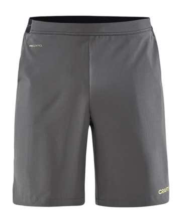 Sportbroek Craft Men Pro Control Impact Shorts Granite Giallo Regular Fit