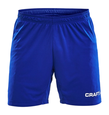 Sportbroek Craft Men Progress Short Contrast Club Cobolt/Sweden Yellow Ergonomische pasvorm
