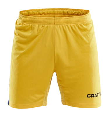 Sportbroek Craft Men Progress Short Contrast Sweden Yellow/Club Cobolt