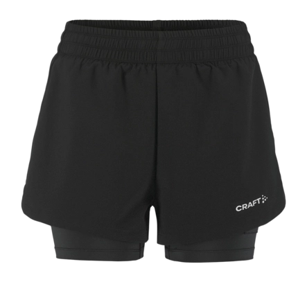 Sportbroek Craft Women ADV Essence 2-In-1 Shorts 2 Black Regular Fit