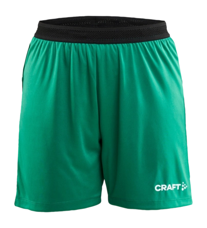 Sportbroek Craft Women Progress 2.0 Shorts Team Green Regular Fit