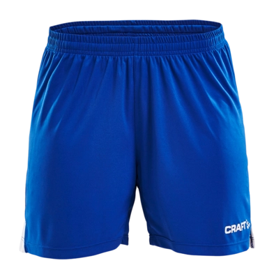 Sportbroek Craft Women Progress Short Contrast Royal Blue/White Comfortabele pasvorm