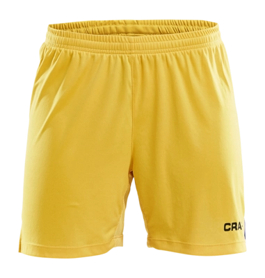 Sportbroek Craft Women Progress Short Contrast Sweden Yellow/Club Cobolt