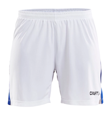 Sportbroek Craft Women Progress Short Contrast White/Club Cobolt