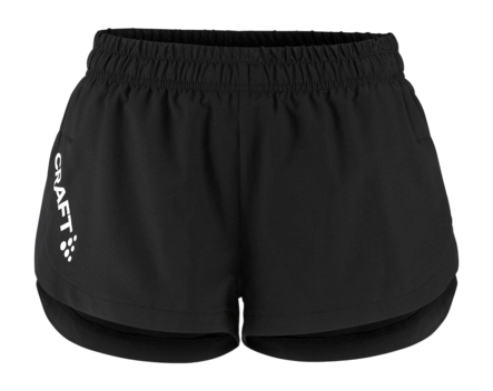 Sportbroek Craft Women Rush 2.0 Marathon Shorts Black Regular Fit