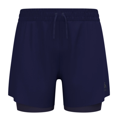 Sportbroek Odlo Men Zeroweight 5 Inch 2 in 1 Eclipse Regular Fit