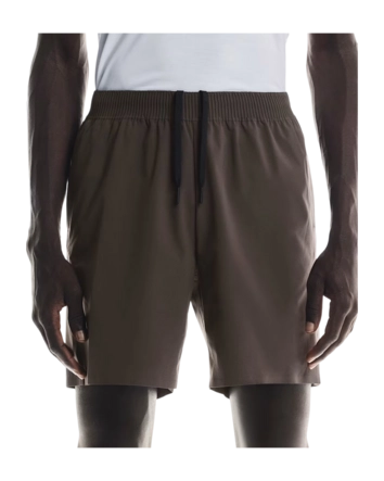 Sportbroek On Running Men Focus Shorts Pebble