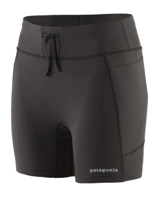 Sportbroek Patagonia Women Endless Run Shorts 6 Inch Black Aansluitend