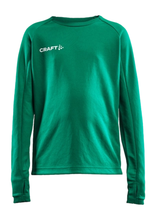 Sportshirt Craft Kids Evolve LS Crew Neck Team Green
