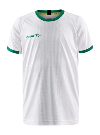 Sportshirt Craft Kids Progress 2.0 Graphic Jersey White/Teamgreen