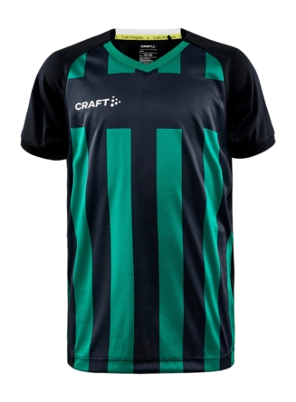 Sportshirt Craft Kids Progress 2.0 Stripe Jersey Black/Team Green