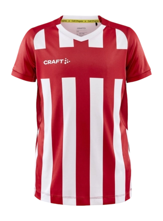 Sportshirt Craft Kids Progress 2.0 Stripe Jersey Bright Red/White