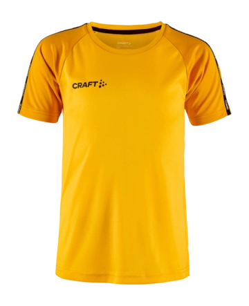Sportshirt Craft Kids Squad Go Contrast Jersey Sweden Yellow