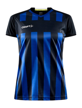 Sportshirt Craft Women Progress 2.0 Stripe Jersey Black/Club Cobolt