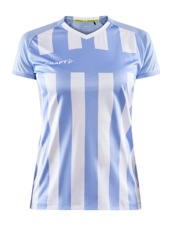 Sportshirt Craft Women Progress 2.0 Stripe Jersey Sky Blue/White