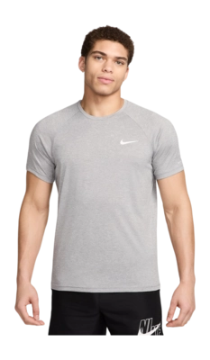 Sportshirt Nike Men Heather Hydroguard Particle Grey
