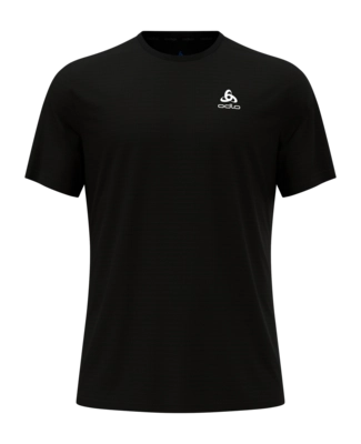 Sportshirt Odlo Men Essential Flyer Black Regular Fit