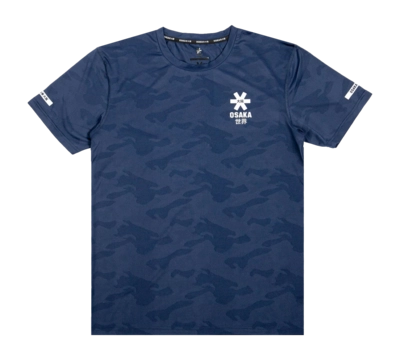 Sportshirt Osaka Men Training Mesh Short Sleeves Navy 150 gsm