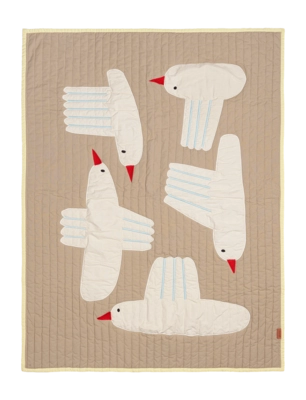 Ferm Living Bird Plaid - L 80 x B - Zand